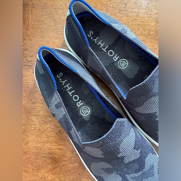 ROTHYS-The Original Slip On Sneaker Black Gray Camo Retired Color-Size 9 - Picture 9 of 11